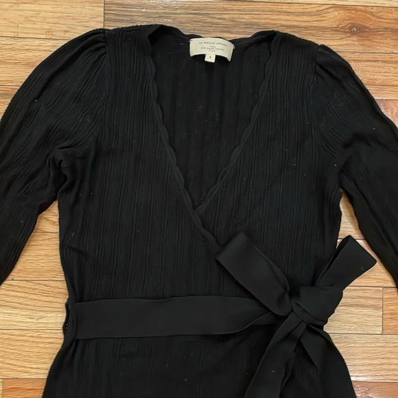 Sezane Solweig Wrap Knit Top size S - Picture 3 of 5